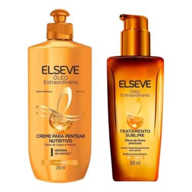 Imagem de Creme De Pentear + Óleo Reparador Elseve Óleo Extraordinário