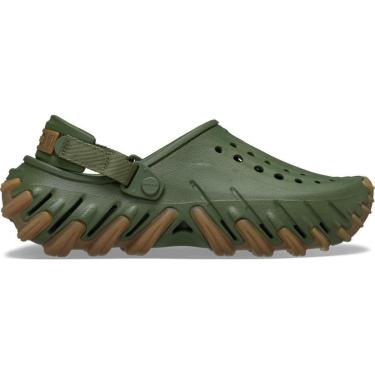 Imagem de Sandália Crocs Echo Gum Ro Clog Army Green-Unissex