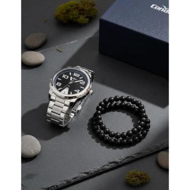 Imagem de Relogio masculino prata fundo azul speed 48mm  Condor original CO2115MYK/K4A-Masculino