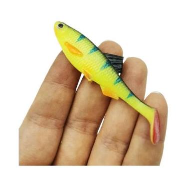 Imagem de Iscas De Pesca Artificiais Macias Em Forma De T De 6,5cm, Conjunto De 