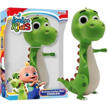 Imagem de Boneco Zigaloo LooLoo Kids Dinossauro Em Vinil 28cm - Rosita - Rosita 