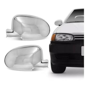 Imagem de Aplique Cromado Retrovisor Gol Bola Parati Saveiro 95 A 99