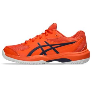 Imagem de ASICS Tênis escolar infantil Gel-Game Grade, Nova Orange/Indigo Fog, 17