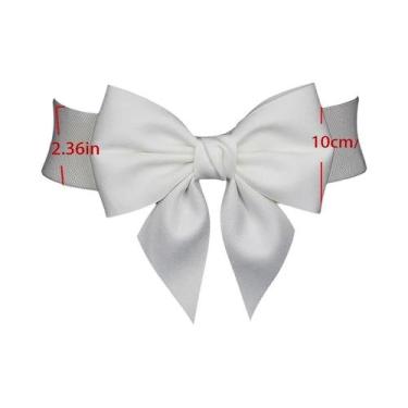 Imagem de Cinto Elástico Largo Feminino Com Laço Grande Para Vestido, Casaco, Ci