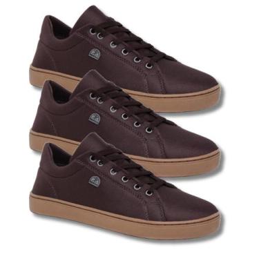 Imagem de Kit 3 Tênis Masculino Casual Ultra Confortável e Resistente - Bless Ac
