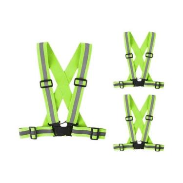 Imagem de Colete De Segurança Refletivo Ajustável E Leve Para Ciclismo, Impermeá