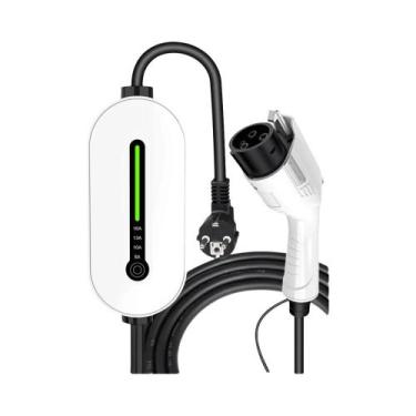 Imagem de Carregador Portátil Para Veículos Elétricos 16A 3.5KW Com Conector Tip
