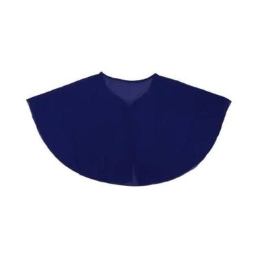 Imagem de Xale Feminino De Chiffon Com Renda Para Primavera/Verão, Proteção Sola