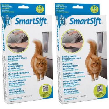 Imagem de Forro de reposição Catit para Smartsift Base, pacote de 12 unidades