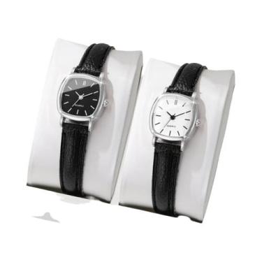 Imagem de Conjunto De Relógio Feminino De Moda Com Mostrador Pequeno E Pulseira 