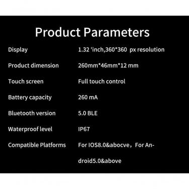 Imagem de Relógio Smartwatch Masculino Foxbox 0327 À Prova D'Água Preto Chamada Bluetooth