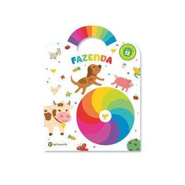 Imagem de Cata-Vento colorido - Fazenda - Gato Amarelo