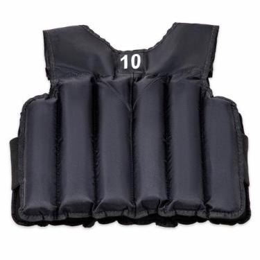 Imagem de Colete Com Carga De 10kg Reforçado Ajustável Funcional Flexbe Fitness
