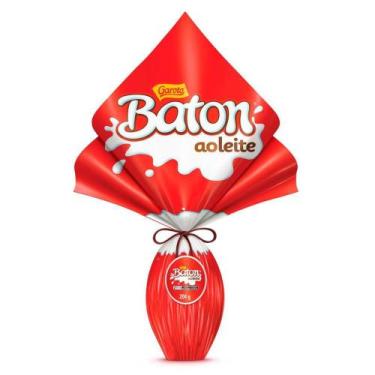 Imagem de Ovo de Pascoa Baton Chocolate ao Leite 204g