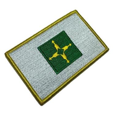 Imagem de BE0154V21 Bandeira Distrito Federal Bordado Fecho Contato - BR44