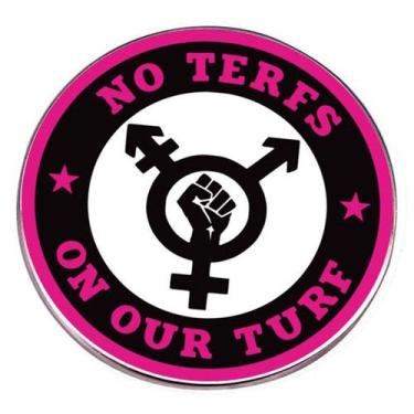 Imagem de Alfinetes de broche, símbolo de igualdade feminista, liga redonda, esm