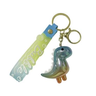 Imagem de Chaveiro Creative Luminous Cute Dinosaur Acrílico Azul - yiweisai
