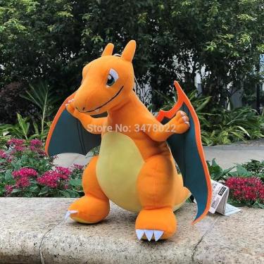 Imagem de Brinquedo de pelúcia Anime Charizard Dragon 12cm Cuddly Cartoon - Gloo
