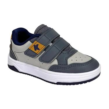 Imagem de Tênis Kidy Happy Respi-tec Infantil 3131051 Cinza Grafite-Unissex