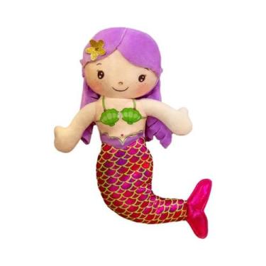 Imagem de Boneca De Pelúcia De Sereia Para Crianças, Mini Almofada De Brinquedo 