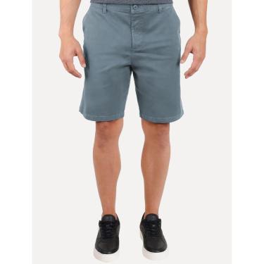 Imagem de Bermuda Aramis Masculina Chino Cotton Sarja Azul Médio-Masculino