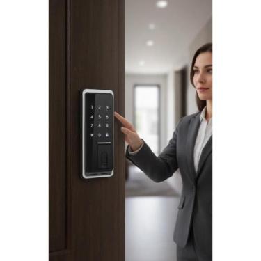 Imagem de Fechadura Digital Senha E Biometria Sem Chaves - Congratulations Store