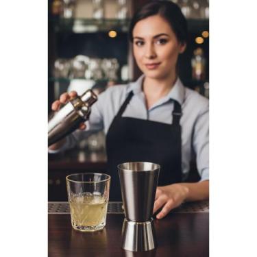 Imagem de Dosador Duplo Inox 25/50ml Para Drinks Perfeitos - Congratulations Sto