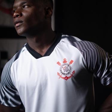 Imagem de Camisa Corinthians SCCP Lines Branca Masculina-Masculino