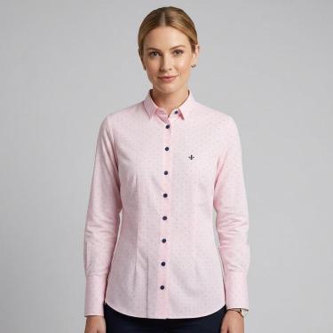 Imagem de Camisa Dudalina Slim Est Poa Feminino-Feminino
