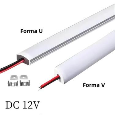 Imagem de Luz De Barra LED 12V DC 50cm Com 36 LEDs Para Armários, Luzes Lineares