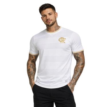 Imagem de Camiseta Flamengo Dry Masculina Jacquard Listrado-Masculino