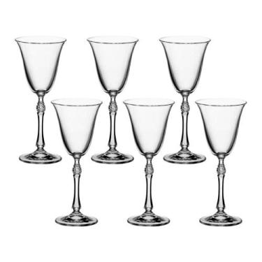 Imagem de Taça de Cristal Bohemia Para Vinho Branco 185 ml Parus 6 Peças - Bohem