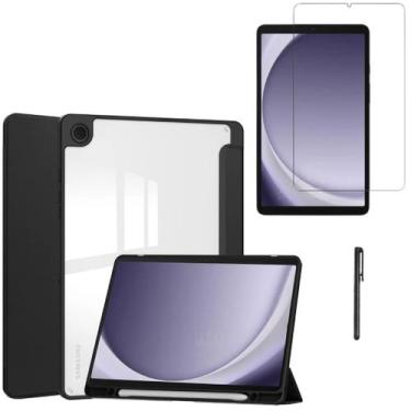 Imagem de Capa para Galaxy A9+ 11 - fundo acrílico + caneta + vidro - Genérica