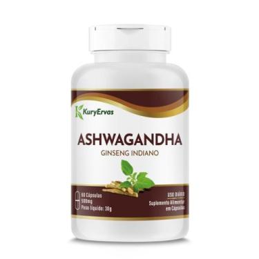 Imagem de ASHWAGANDHA - Ginseng Indiano - 500mg - 60 caps - Kury Ervas