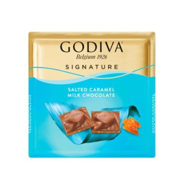 Imagem de Chocolate Godiva Quadrado Com Caramelo & Sal (Salted) 60 Gr