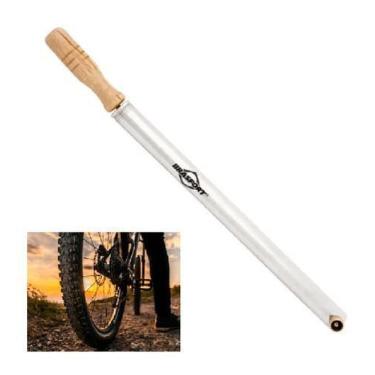 Imagem de Bomba Ar Manual Bico Lateral Encher Pneu Camara Ar Bike Bola - Brasfor
