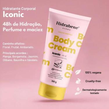 Imagem de Hidrabene Derma Body Cream Iconic Hidratante Corporal 150g