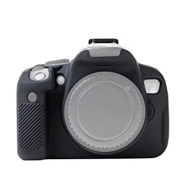 Imagem de HONGYAN capa da câmera Case de proteção de silicone suave para Canon EOS 600D acessórios para câmera