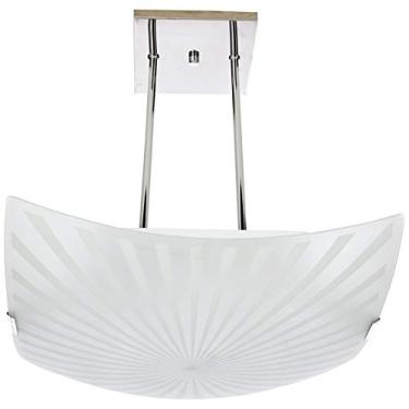 Imagem de Pendente Quadrado Grande Radial, Attena, 1331 Gde Cr, Cromado