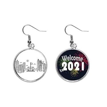 Imagem de Pingentes de orelha Shenzhen Cities TownTechnology brinco joia 2021 Blessing