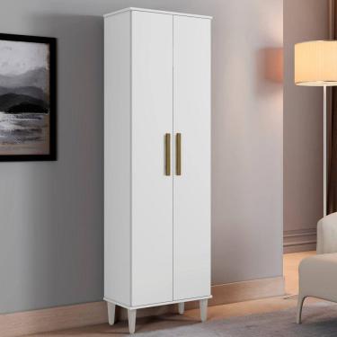 Imagem de Armário Multiuso 2 Portas 5 Prateleiras Goiânia Branco