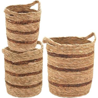 Imagem de Tirta Cesta Fibra Natural 3Pç