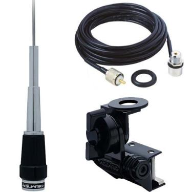 Imagem de Antena Móvel PX 26-39mhz 162cm B-2070 Suporte Bi-Articulado Calha M-50