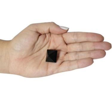 Imagem de MINI OCTAEDRO OBSIDIANA - (1 a 2,5)cm - GOMES CRYSTALS