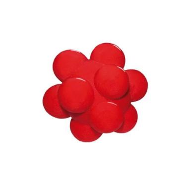 Imagem de Bola Maciça Furacão Pet Meteoro Vermelho P