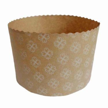 Imagem de Forma p/panetone 1 kg decorada ecopack c/ 50 un - ECOCARTA