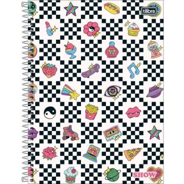 Imagem de Caderno Espiral Capa Dura Universitário 20 Matérias Show Feminino 320 