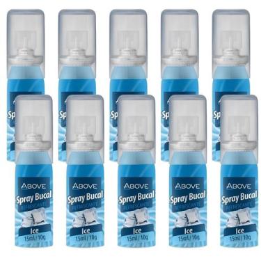 Imagem de kit 10 Spray Bucal Above Ice 15ml - Antisséptico
