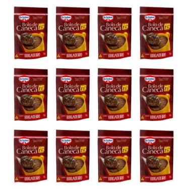 Imagem de Kit c/ 12un Bolo de Caneca Brigadeiro 70g - Dr Oetker - Dr. Oetker