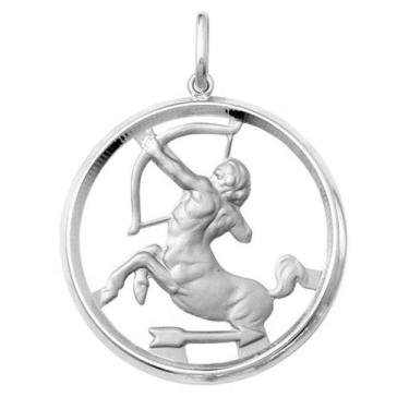 Imagem de Pingente Signo Redondo Grande 2.8cm Ouro 18k K470 - Fab Joias, SAGITAR